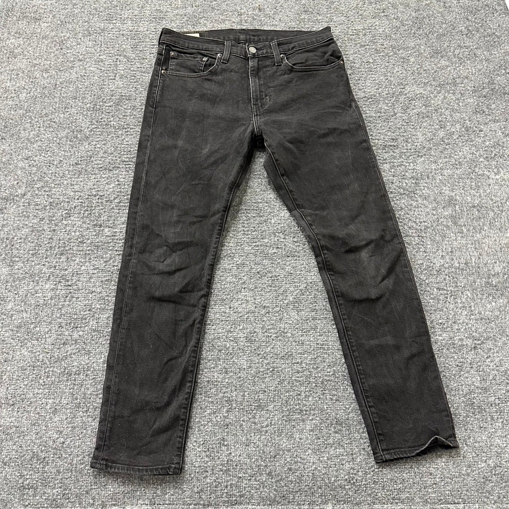 Levi's Jeans Mens Size 31x30 Black Slim Taper 512 Lyocell Stretch Denim